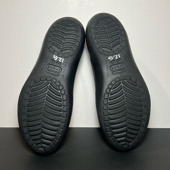 Womens CROCS Kadee Black Slip On Flats / Size 10 - Picture 8 of 9